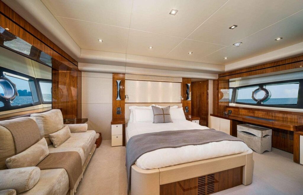 OASIS guest stateroom, yacht charter Monaco